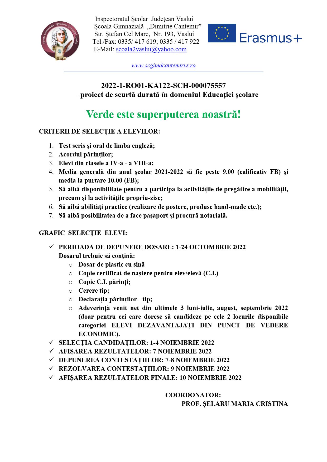 Informatii Erasmus+_criterii de selectie_grafic depunere dosare-1